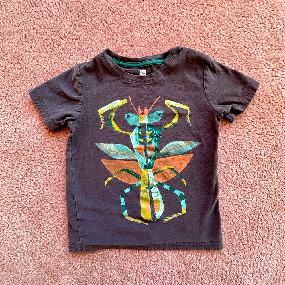 Tea Collection Kids Graphic Praying Mantis Insect T-Shirt